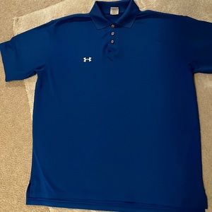 Never worn like new mens large under armor polo
